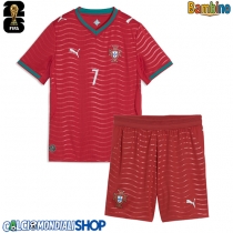 Maglie da calcio Portogallo Cristiano Ronaldo #7 Prima Maglia Bambino Mondiali 2026  Manica Corta (+ Pantaloni corti)